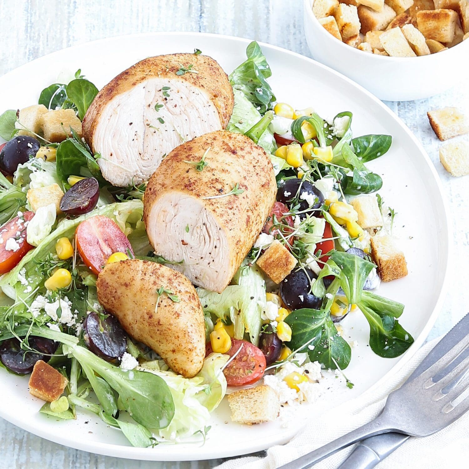 Kunterbunter Putensalat