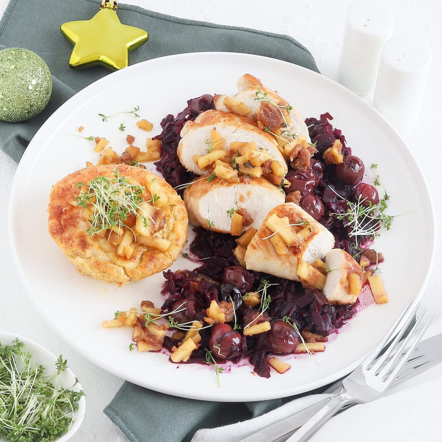 Putenfilet mit Süßkartoffelmuffins - We love Geflügel