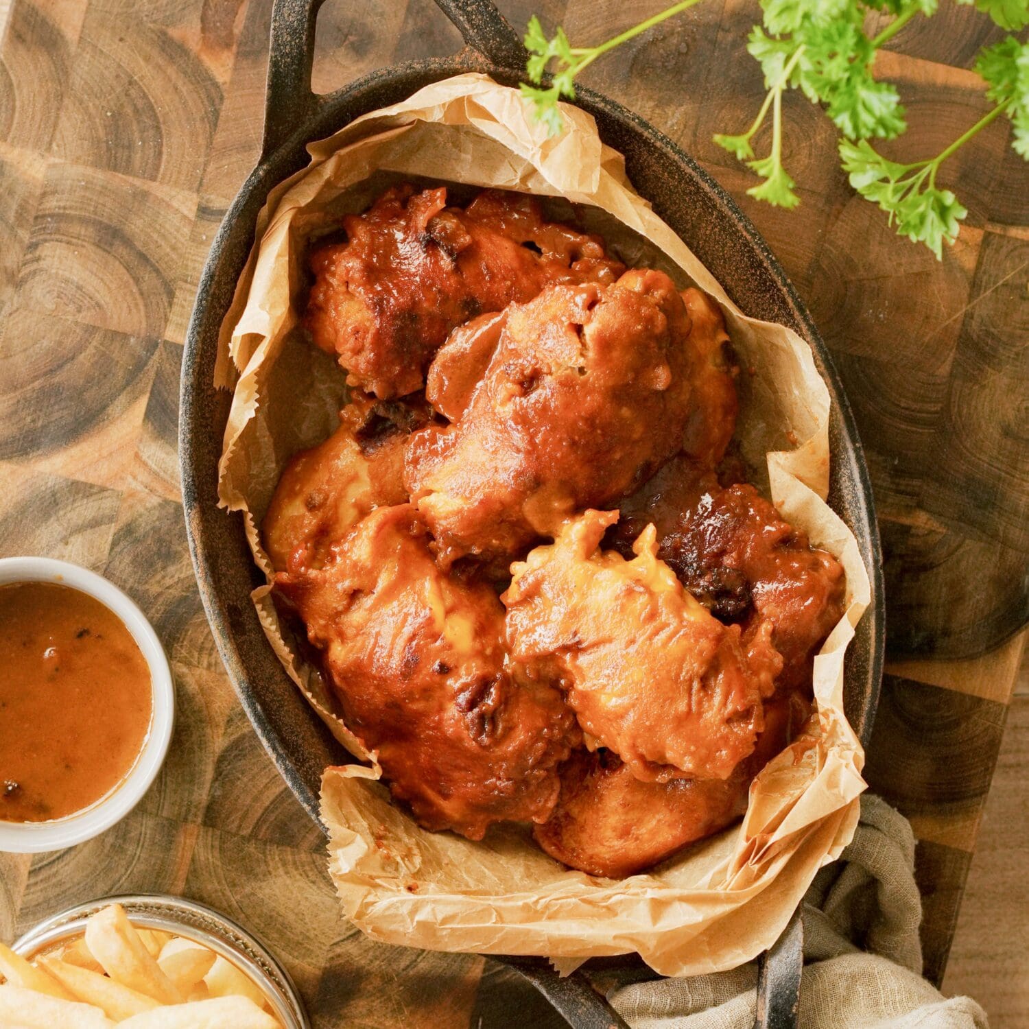 Cheesy Chicken Wings