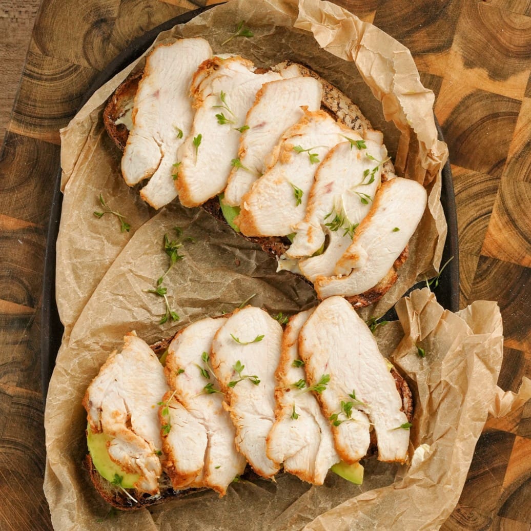 Hähnchenaufschnitt-Brotzeit