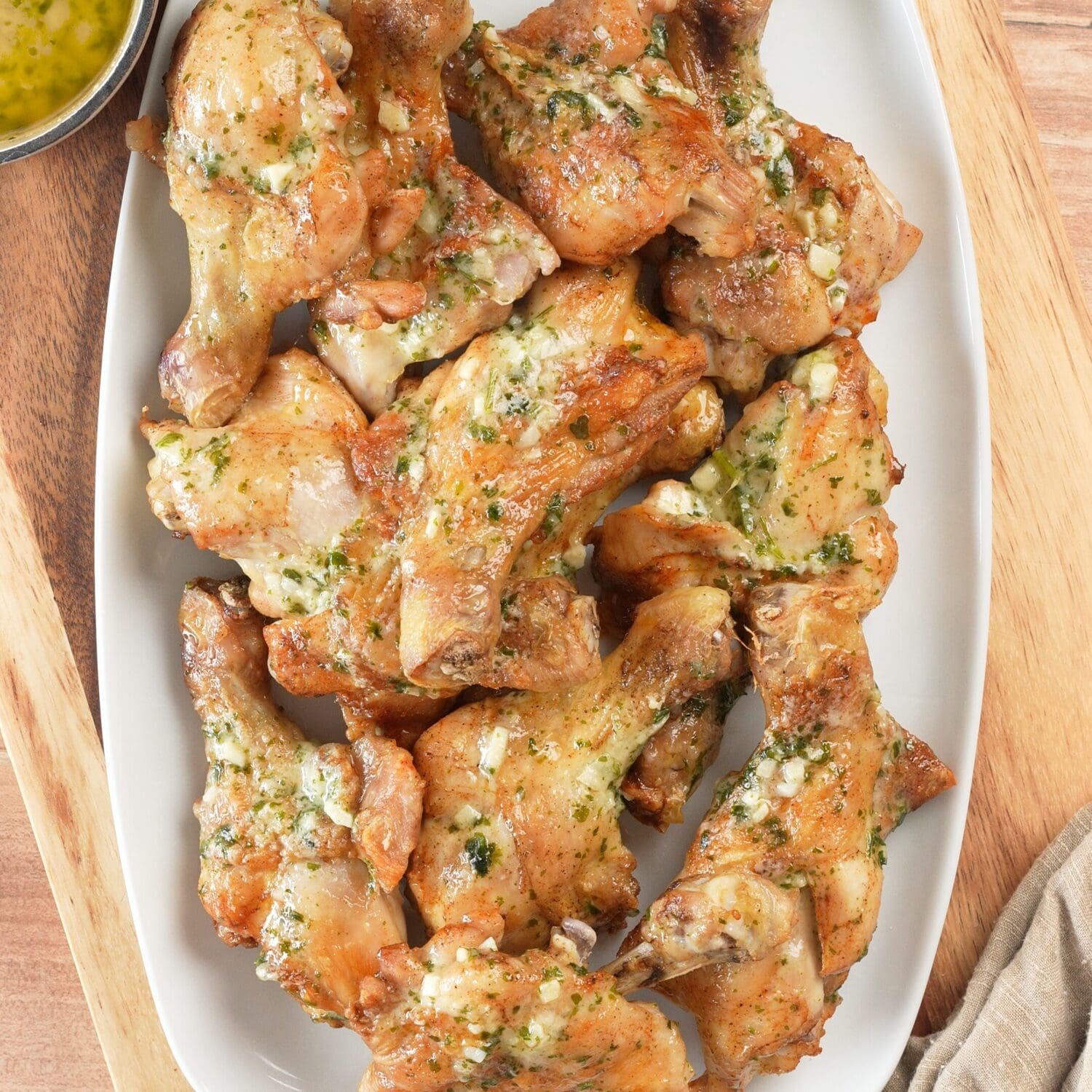 Knoblauchbutter Drumsticks